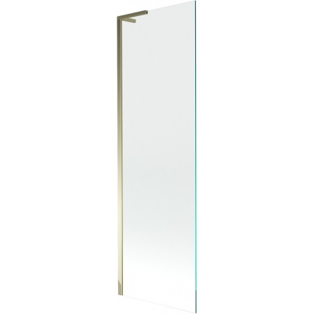 Mexen Next L single-wing bathtub panel 60 x 150 cm, transparent, gold - 895-060-000-03-00-50