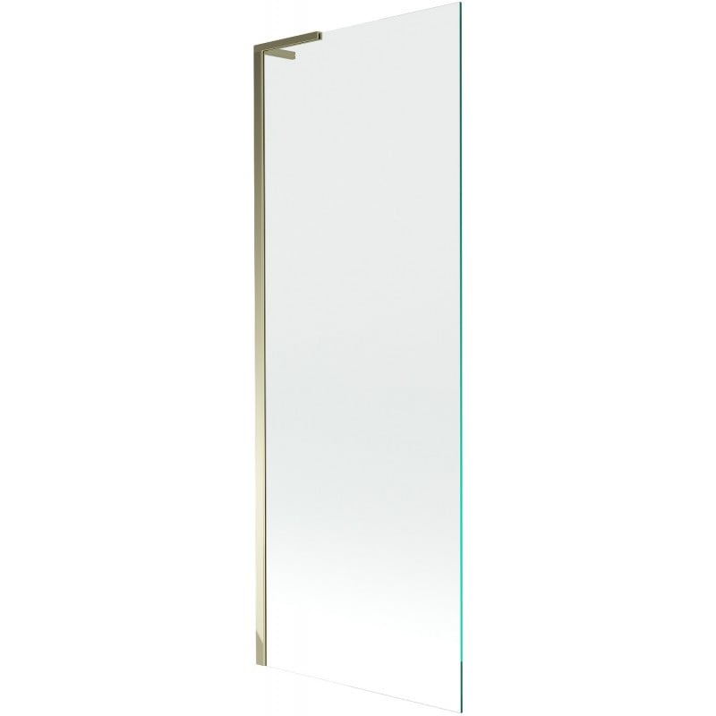 Mexen Next L Bathtub Screen 1-Panel 70 x 150 cm, Transparent, Gold - 895-070-000-03-00-50