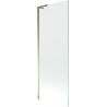 Mexen Next L Bathtub Screen 1-Panel 70 x 150 cm, Transparent, Gold - 895-070-000-03-00-50