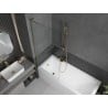 Mexen Next L 1-wing Bath Screen 80 x 150 cm, Transparent, Gold - 895-080-000-03-00-50