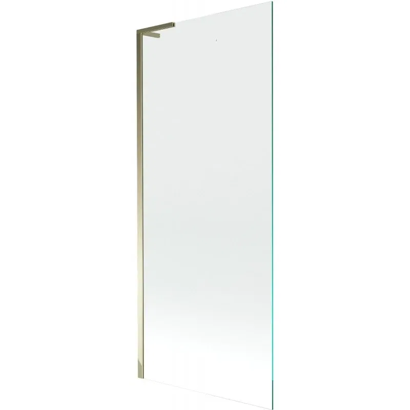 Mexen Next L 1-panel shower screen 80 x 150 cm, transparent, gold - 895-080-000-03-00-50