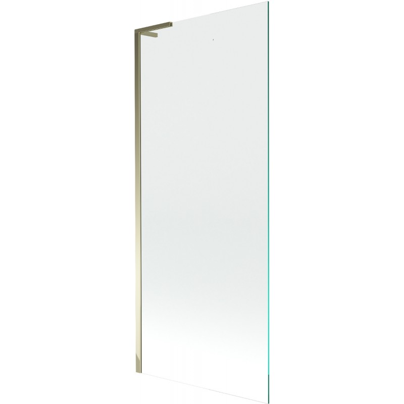 Mexen Next L 1-wing Bath Screen 80 x 150 cm, Transparent, Gold - 895-080-000-03-00-50