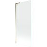 Mexen Next L 1-wing Bath Screen 80 x 150 cm, Transparent, Gold - 895-080-000-03-00-50