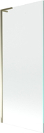 Mexen Next L 1-panel shower screen 80 x 150 cm, transparent, gold - 895-080-000-03-00-50