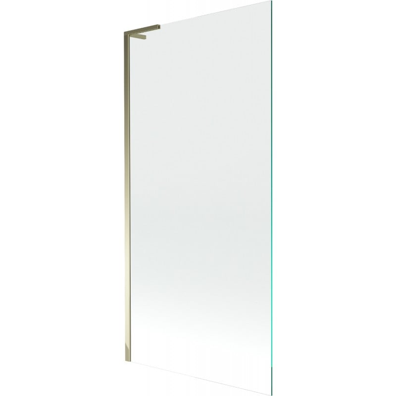 Mexen Next L glass bathtub screen 1-winged 90 x 150 cm, transparent, gold - 895-090-000-03-00-50
