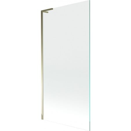 Mexen Next L glass bathtub screen 1-winged 90 x 150 cm, transparent, gold - 895-090-000-03-00-50