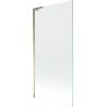 Mexen Next L glass bathtub screen 1-winged 90 x 150 cm, transparent, gold - 895-090-000-03-00-50