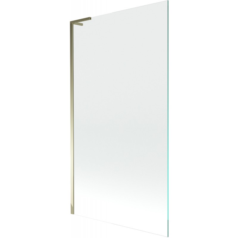 Mexen Next L bathtub screen 1-wing 100 x 150 cm, transparent, gold - 895-100-000-03-00-50