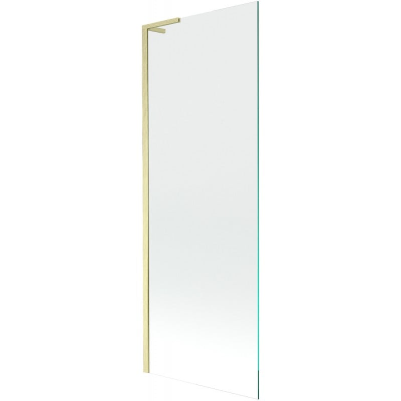 Mexen Next L Bathtub Screen 1-Panel 70 x 150 cm, Transparent, Brushed Gold - 895-070-000-03-00-55