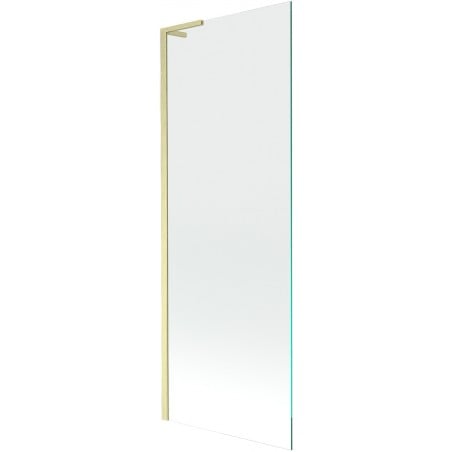 Mexen Next L Bathtub Screen 1-Panel 70 x 150 cm, Transparent, Brushed Gold - 895-070-000-03-00-55