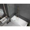 Mexen Next L 1-wing Bath Screen 100 x 150 cm, Transparent, Brushed Gold - 895-100-000-03-00-55