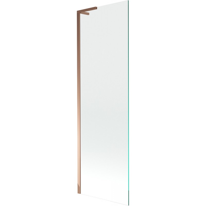 Mexen Next L Bath Screen 1-Panel 60 x 150 cm, Transparent, Rose Gold - 895-060-000-03-00-60