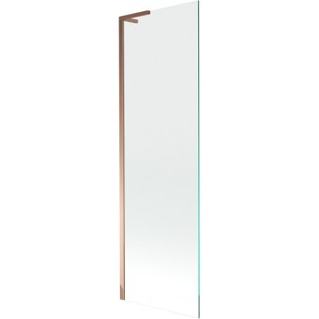 Mexen Next L Bath Screen 1-Panel 60 x 150 cm, Transparent, Rose Gold - 895-060-000-03-00-60