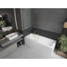 Mexen Next L Bathtub Screen 1-Panel 70 x 150 cm, Transparent, Rose Gold - 895-070-000-03-00-60
