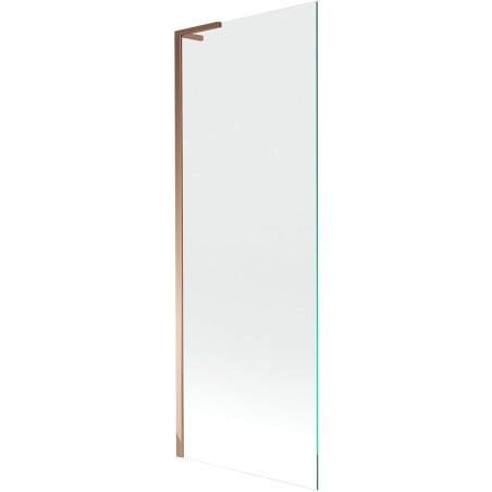 Mexen Next L Bathtub Screen 1-Panel 70 x 150 cm, Transparent, Rose Gold - 895-070-000-03-00-60