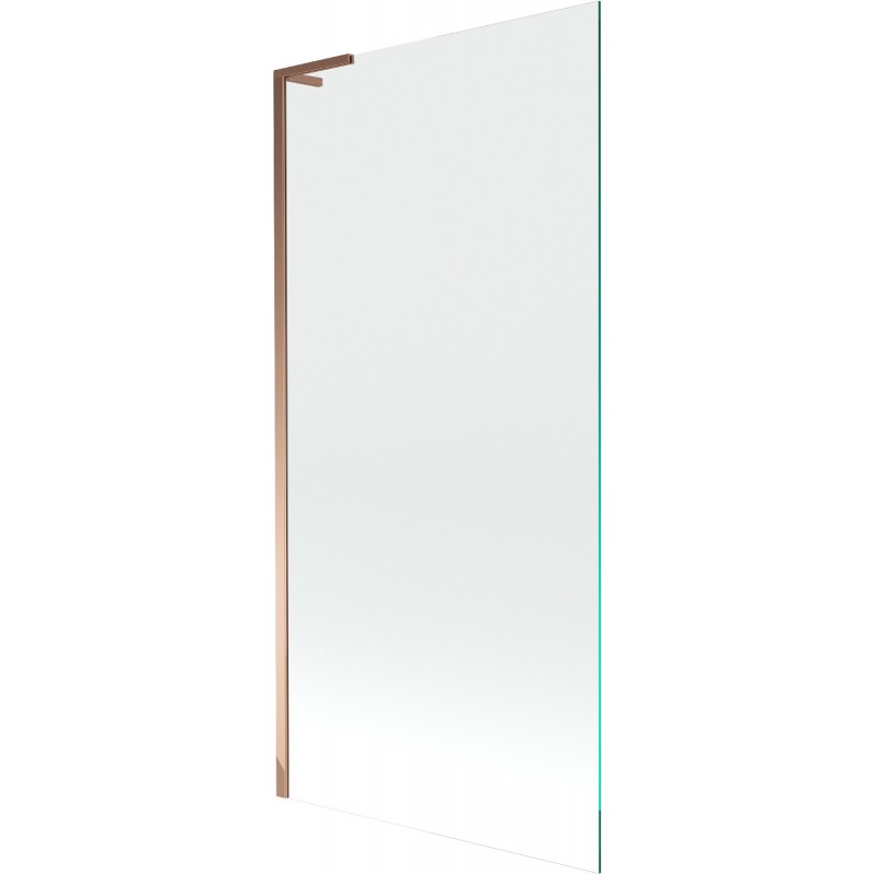 Mexen Next L bathtub screen 1-wing 90 x 150 cm, transparent, rose gold - 895-090-000-03-00-60