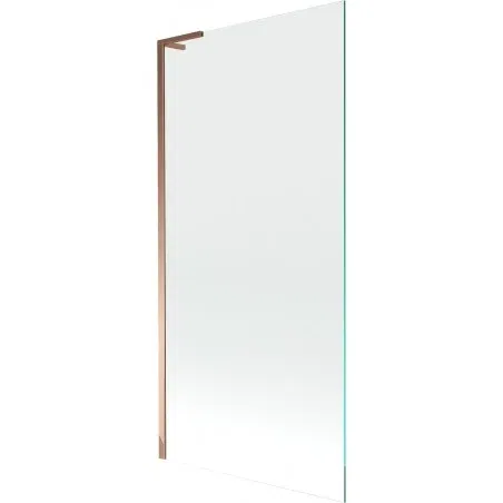 Mexen Next L 1-panel bath screen 90 x 150 cm, transparent, rose gold - 895-090-000-03-00-60