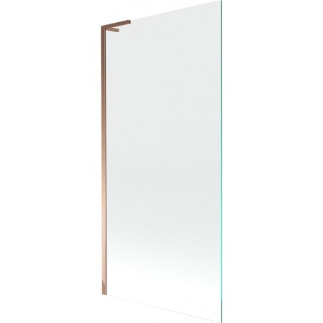 Mexen Next L bathtub screen 1-wing 90 x 150 cm, transparent, rose gold - 895-090-000-03-00-60