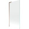Mexen Next L bathtub screen 1-wing 90 x 150 cm, transparent, rose gold - 895-090-000-03-00-60