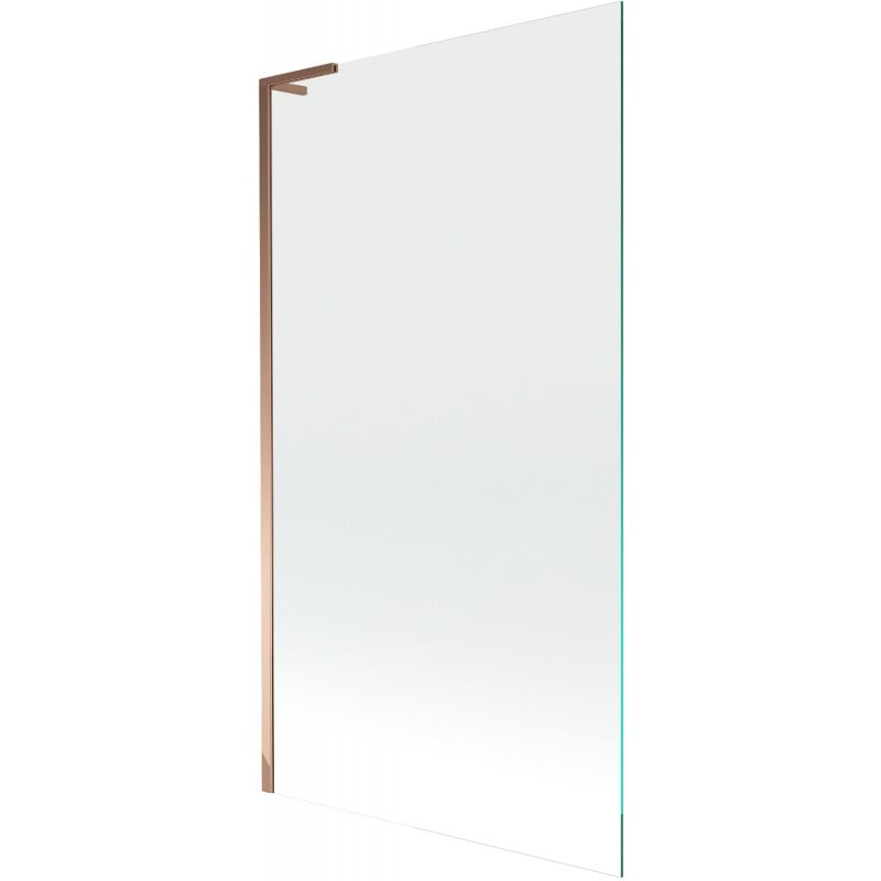 Mexen Next L single-panel bath screen 100 x 150 cm, transparent, rose gold - 895-100-000-03-00-60