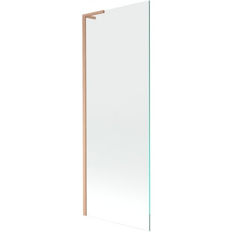 Mexen Next L Bathtub Screen 1-Panel 70 x 150 cm, Transparent, Brushed Copper - 895-070-000-03-00-65