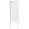 Mexen Next L Bathtub Screen 1-Panel 70 x 150 cm, Transparent, Brushed Copper - 895-070-000-03-00-65