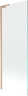 Mexen Next L bath screen 1-wing 70 x 150 cm, transparent, brushed copper - 895-070-000-03-00-65