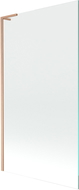 Mexen Next L bath screen 1-wing 100 x 150 cm, transparent, brushed copper - 895-100-000-03-00-65