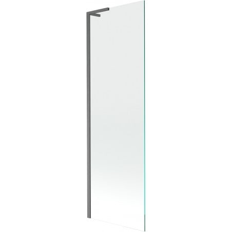 Mexen Next L bath screen 1-wing 60 x 150 cm, transparent, brushed gun gray - 895-060-000-03-00-66