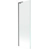 Mexen Next L bathtub screen 1-winged 60 x 150 cm, transparent, brushed gun gray - 895-060-000-03-00-66