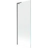 Mexen Next L Bathtub Screen 1-Panel 70 x 150 cm, Transparent, Brushed Gun Gray - 895-070-000-03-00-66