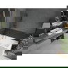Mexen Next L bath screen 1-wing 80 x 150 cm, transparent, brushed gun gray - 895-080-000-03-00-66