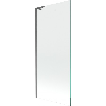 Mexen Next L bath screen 1-wing 80 x 150 cm, transparent, brushed gun gray - 895-080-000-03-00-66