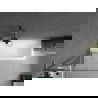Mexen Next L bath screen 1-wing 80 x 150 cm, transparent, brushed gun gray - 895-080-000-03-00-66