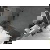 Mexen Next L bath screen 1-winged 90 x 150 cm, transparent, gun gray brushed - 895-090-000-03-00-66