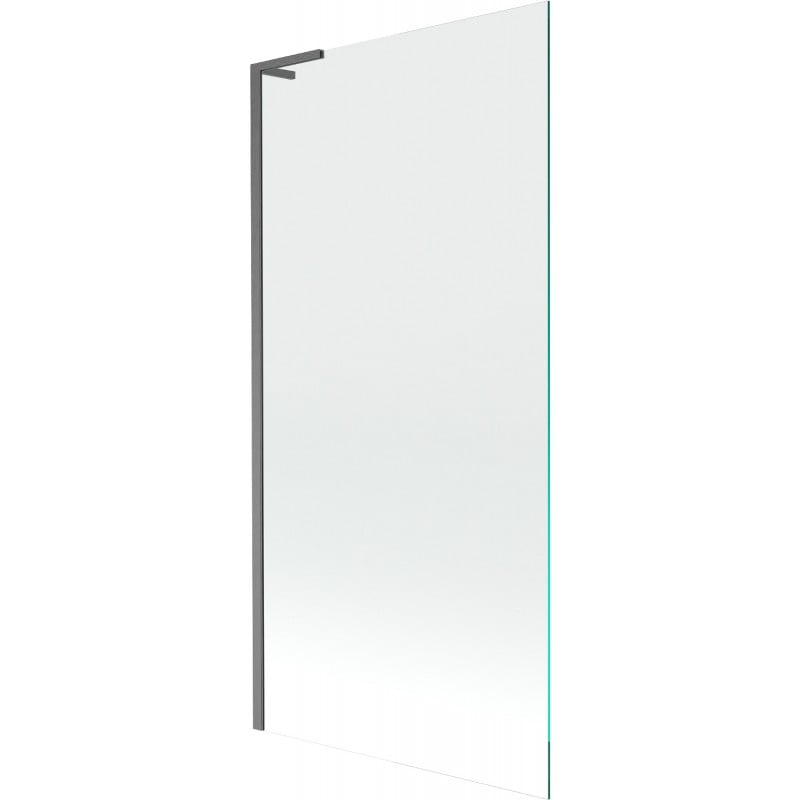 Mexen Next L bath screen 1-winged 90 x 150 cm, transparent, gun gray brushed - 895-090-000-03-00-66