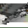 Mexen Next L Bathtub Screen 1-Panel 100 x 150 cm, Transparent, Brushed Gun Gray - 895-100-000-03-00-66
