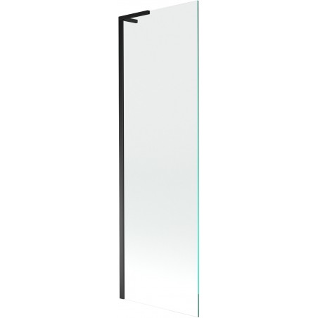 Mexen Next L bath screen 1-winged 60 x 150 cm, transparent, black - 895-060-000-03-00-70