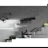 Mexen Next L bath screen 1-winged 60 x 150 cm, transparent, black - 895-060-000-03-00-70