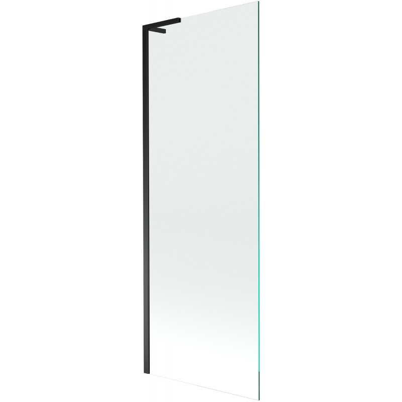 Mexen Next L bath screen 1-wing 70 x 150 cm, transparent, black - 895-070-000-03-00-70
