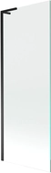 Mexen Next L 1-wing bath screen 70 x 150 cm, transparent, black - 895-070-000-03-00-70