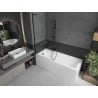 Mexen Next L bathtub screen single-panel 90 x 150 cm, transparent, black - 895-090-000-03-00-70
