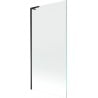 Mexen Next L Bath Screen 1-leaf 90 x 150 cm, transparent, black - 895-090-000-03-00-70