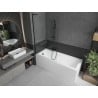 Mexen Next L 1-wing Bathtub Screen 100 x 150 cm, Transparent, Black - 895-100-000-03-00-70