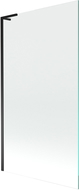 Mexen Next L Single-Wing Bath Screen 100 x 150 cm, Transparent, Black - 895-100-000-03-00-70