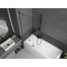 Mexen Next L 1-wing Bath Screen 60 x 150 cm, transparent, gun metal - 895-060-000-03-00-95