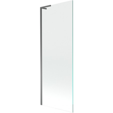 Mexen Next L Bath Screen 1-Panel 70 x 150 cm, Transparent, Gun Metal - 895-070-000-03-00-95