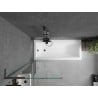 Mexen Next L bathtub screen 1-wing 70 x 150 cm, transparent, gun metal - 895-070-000-03-00-95