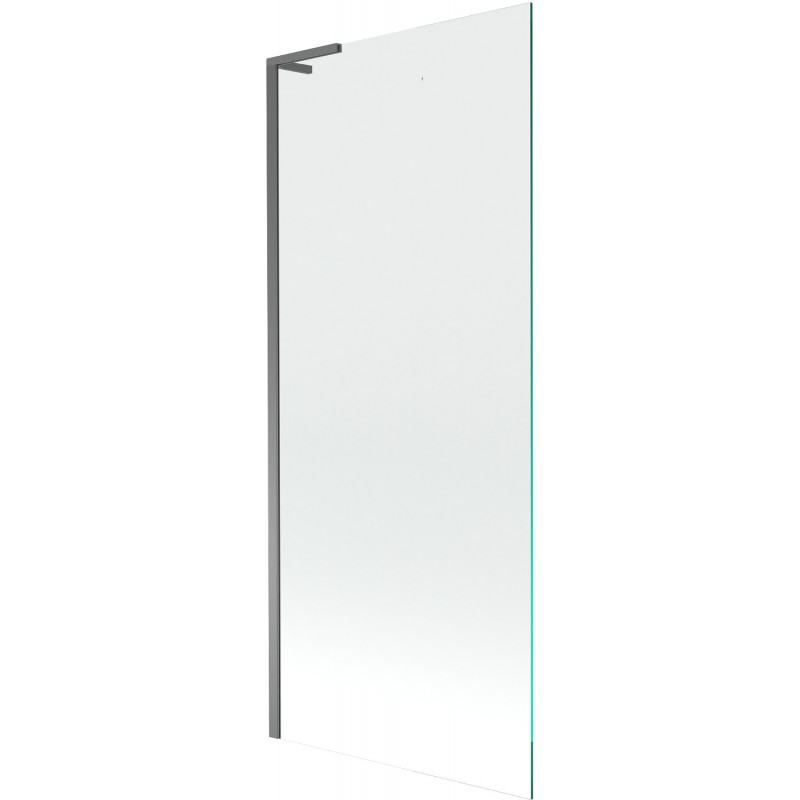 Mexen Next L bath screen 1-winged 80 x 150 cm, transparent, gun metal - 895-080-000-03-00-95