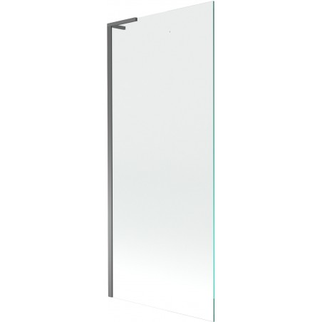 Mexen Next L bath screen 1-winged 80 x 150 cm, transparent, gun metal - 895-080-000-03-00-95
